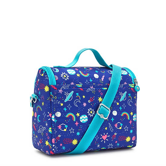 Kipling New Kichirou Printed Lunch Bag Çanta Mavi | TR 1058YX